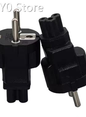 1 PC EU Mains Power Cable Adapter EU PLug To IEC320 C5 Adapt