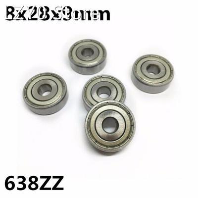 50Pcs 638ZZ 638-2Z 8x28x9 mm Deep groove ball bearing Miniat