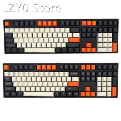 108 Keys/set OEM Profile Big Carbon Keycap PBT Dye Sublimati