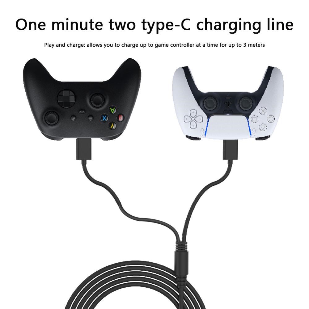 3m 2 in 1 Type C Gamepad Console Charging Cable 40W Fast Ch