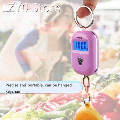 Portable Portable Weighing 25kg Luggage Hanging Scale Pocket