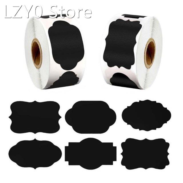 300pcs/roll Blank Chalkboard Labels Sticker for Kitchen Cann