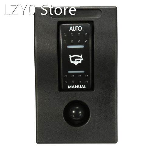 1 Set 12V 20A 24V 10A Dual LED Rocker Bilge Pump Switch Pane