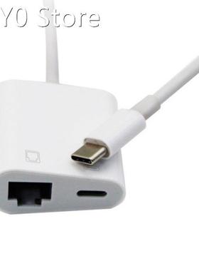 Commonly Used Type-C Ethernet Adapter PD 60W Network Card Gi