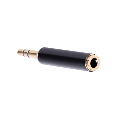 Pure Copper Gold Plated 3.5mm TRS Male To Female TRRS Audio