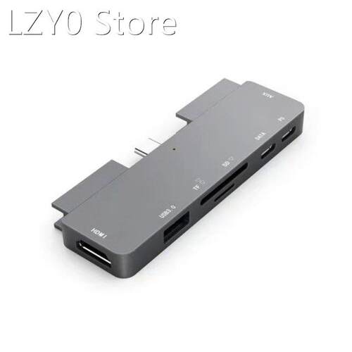 7in1 USB Hub Docking Station USB Hub with SD Card Reader Com
