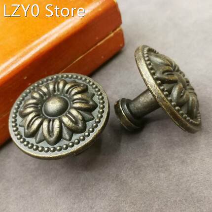 36mm Chinese Classic Bronze Pull Hand European Antique Wine