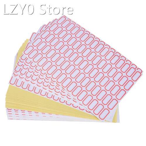 60sheets/4800pcs Labels Tags Inventory Labels Notes Journal