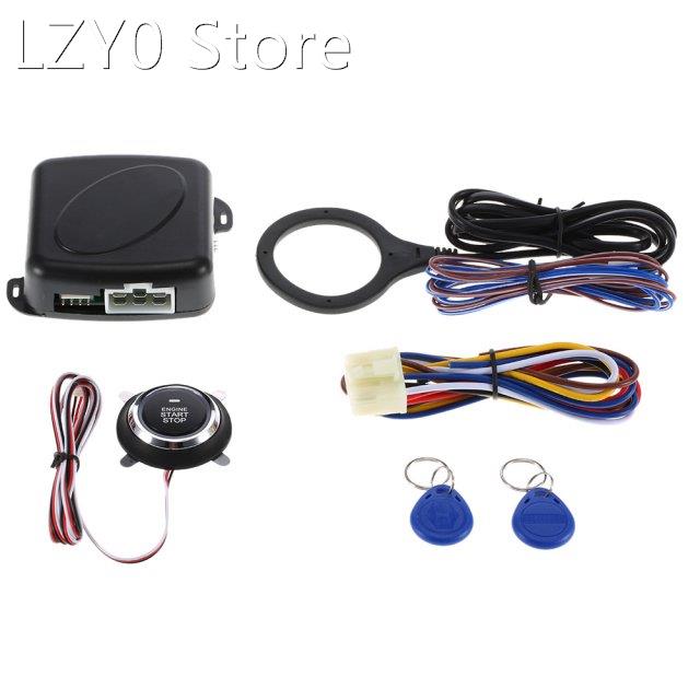 Auto Car Alarm Engine Starline Push Button Start Stop Igniti