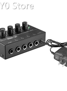 Eu Plug,Ha400 Ultra-Compact 4 Channels Audio Stereo Hea
