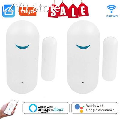 Tuya Smart WiFi Door Sensor Wifi Home Alarm Door Open / Clos