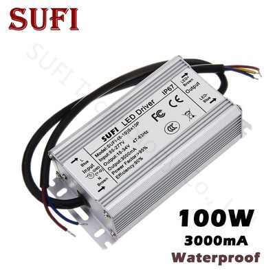 AC85 277V to DC18 34V Power Supply 100W LED Driver Waterpro