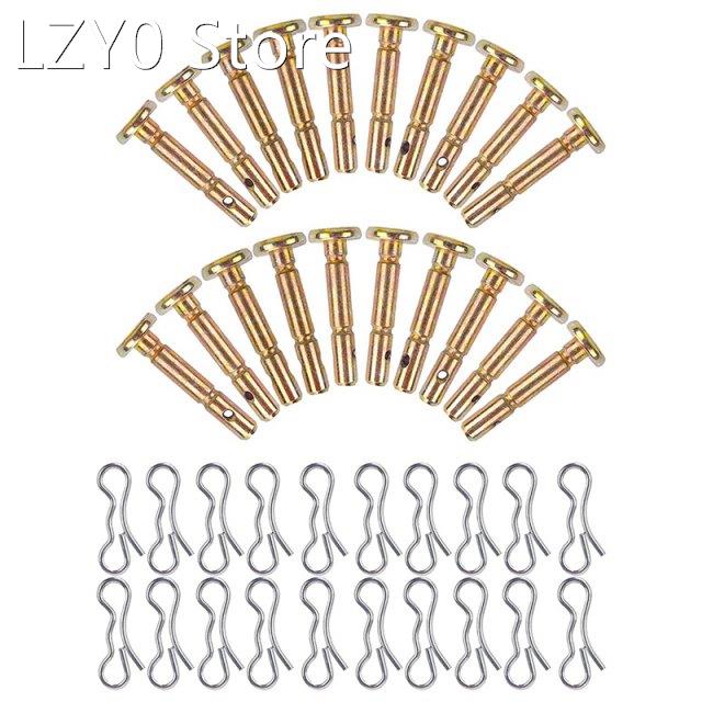 20Sets Metal Replacement Cotter Shear Pin Snow Thrower Acces