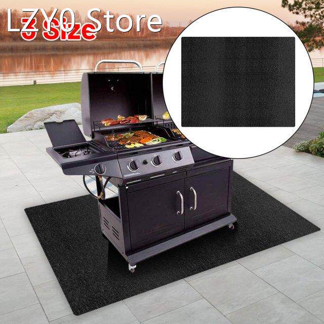 BBQ Grill Fireproof Fire Mat Barbecue Outdoor Baking Firepro