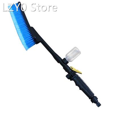 1Pc about 52x5cm Blue Car Wash Brush Auto Exterior Retractab