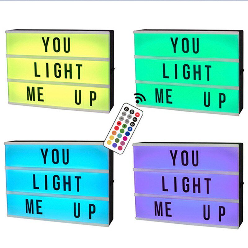 Newest A4 A5 Size LED Cinematic Light Box with DIY 90 PCS Bl