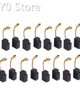 10 Pairs of Carbon Brushes 6.35X10X13 mm Power Tool Spare Pa