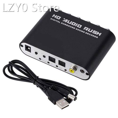 Digital 5.1 Audio Decoder Dolby Dts/Ac-3 Optical To 5.1-Chan