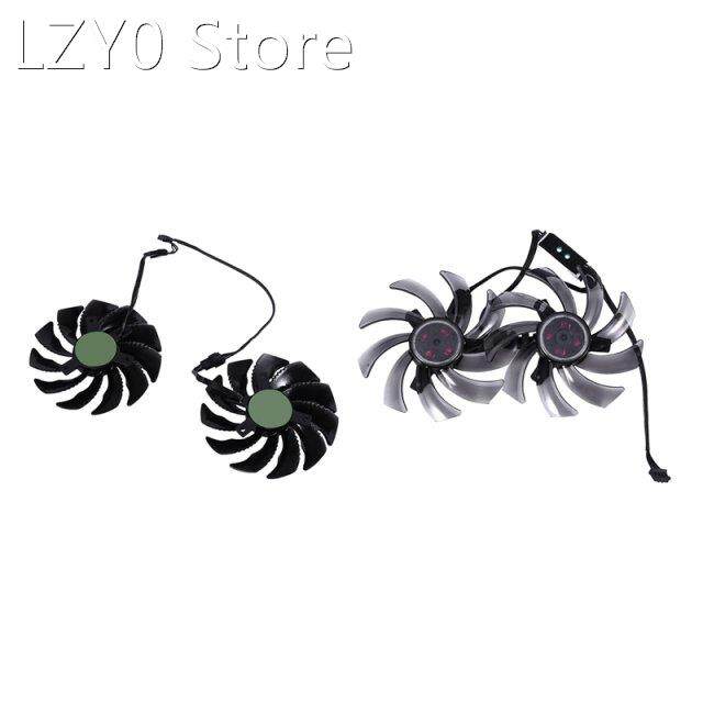 1 Pair Image Card 85Mm Ha9010h12f-Z 4Pin Cooler Fan & 1