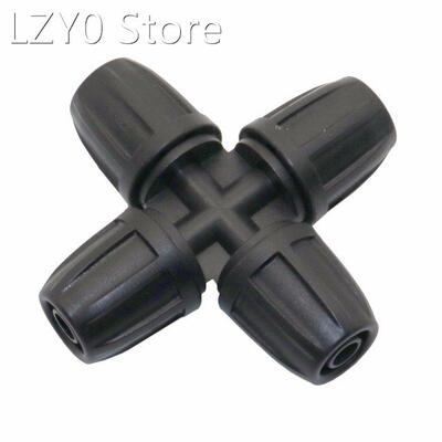 4 pcs 3 / 8 inch Hose splitters Automatic watering 4-way Wa