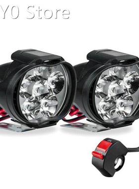 Motorcycle Headlight Super Bright Working Spotlight Motorbik