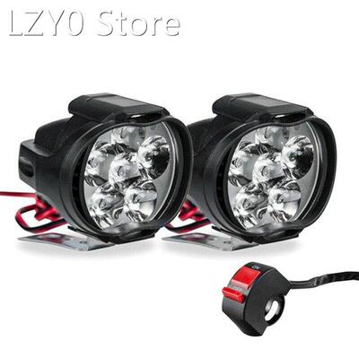 Motorcycle Headlight Super Bright Working Spotlight Motorbik