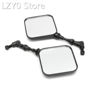 Pair Motorcycle Rear View Mirror Motorbike Rearview Side Win