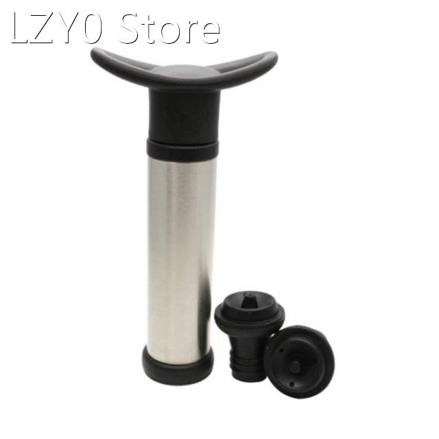 Wine Drinks Bottle Hat Vacuum Pump Preserver Stoppers 2Pcs V