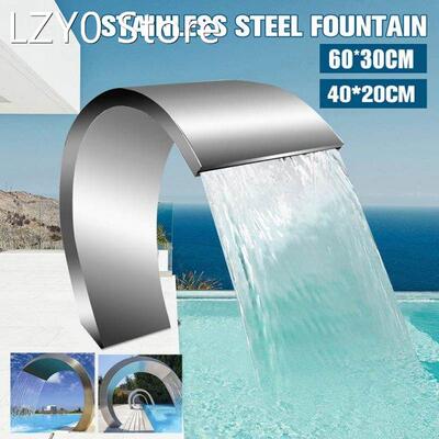 60x30cm/40x20cm Durable Stainless Steel Water Fountain Pool