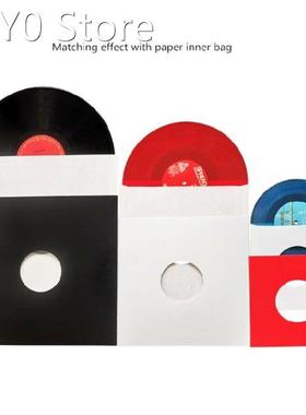 Drop 10PCS Anti-static Hard Shell Paper Inner Sleeves Polyli