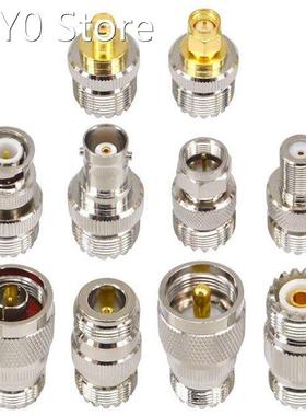 10 Type Set RF UHF Female Coaxial Connector Kit UHF Adapter