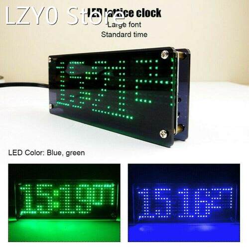 DC5V Clock Kit DIY Digital Lattice Electronics Set Stylish D