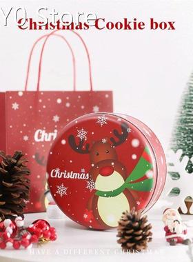 Christmas Cookie Box Christmas Biscuits Candy Storage Contai