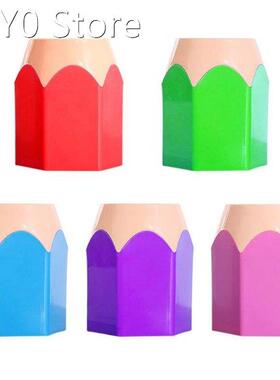 Pencil Pot Holder Pen Storage Vase Stationery Gift Hexagonal