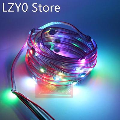 50PCS DC5V Prewired Pre-soldered WS2812B Built-in WS2811 IC