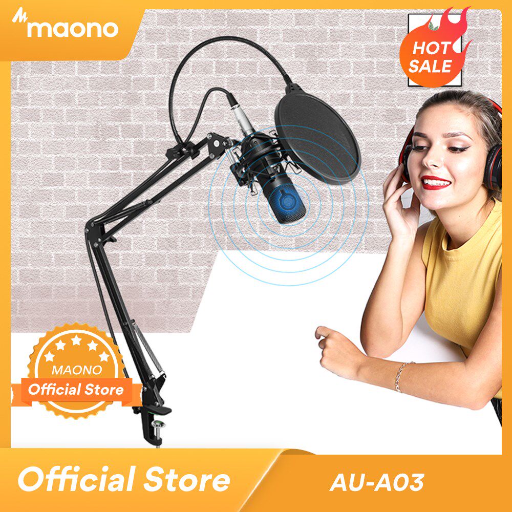 MAONO AU A03 Professional Studio Microphone Kit Condenser C