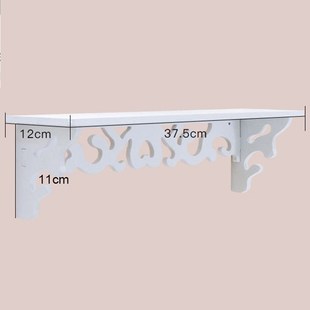 Wall-mounted Crafts Shelves White Multifunction Shelf Holder