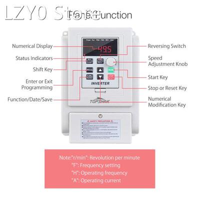 2.2KW 220V PWM Control Inverter 1Phase Input 3Phase Out Inve
