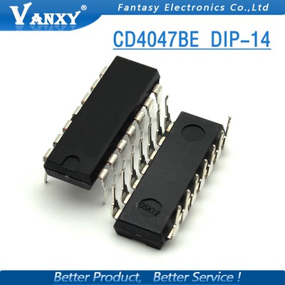 100PCS CD4047BE DIP14 CD4047 DIP 4047BE DIP-14 new and  orig
