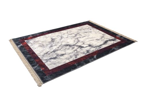 Pamuklife Artificial Leather Based Non Slip Base Carpet Marb