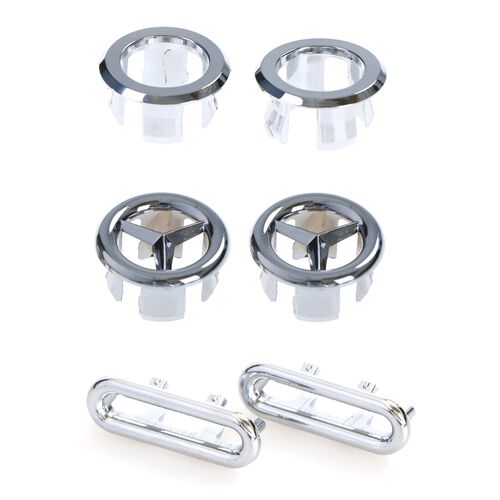 2pcs Lavabo Sink Overflow Cover Bathroom Basin Accessories