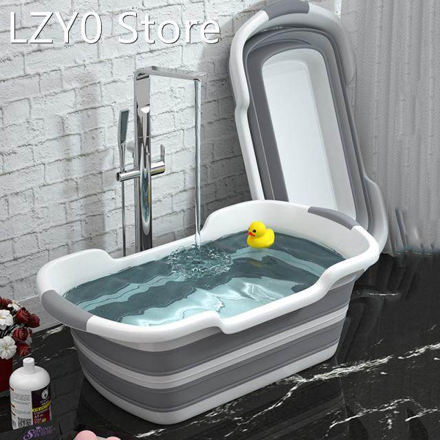 Newborn Baby Folding Bath Tub Big Capacity Tubs Bath Washing