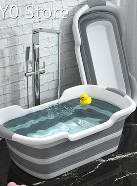 Newborn Baby Folding Bath Tub Big Capacity Tubs Bath Washing