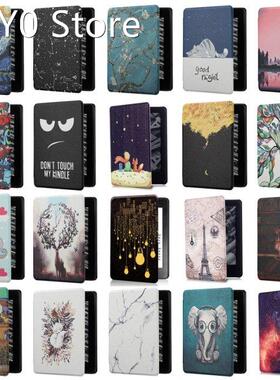 Full Body PU Leather Smart Cover with Hand Strap for Kinde P