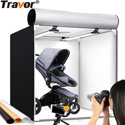 Light Box 60*60CM Portable Softbox Studio Photo LED Lightbox