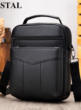 WESTAL Bag men leather Men's handbags satchel bag leather m