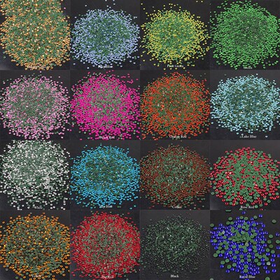 Strass Crystal Hotfix Flat Back 1440 Mixed Nail Art Glass Rh