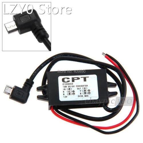 50PCS/LOT DC-DC Converter 12V to 5V 3A Step Down Power Suppl