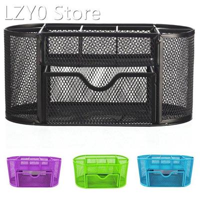 Metal Organizer Mesh Desk Organizer Table 9 Grids Design Sto