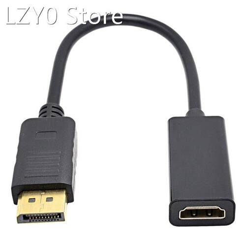DisplayPort Laptop Desktop to HDMI-compatible (Female) to DP